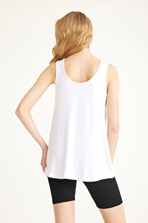 2 Adet A Kesim Pamuklu Kalın Askılı Atlet Tişört