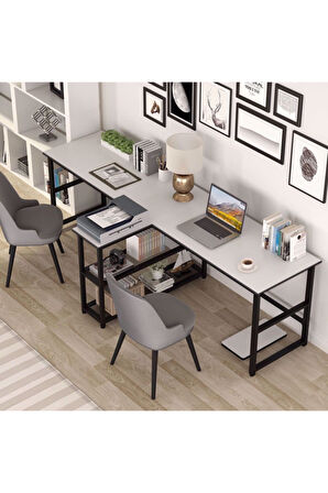 500-B Bilgisayar Masası, Ekstra Uzun İki Kişilik Masa, Oyun Masa 