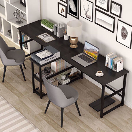  500-S Bilgisayar Masası, Ekstra Uzun İki Kişilik Masa, Oyun Masa