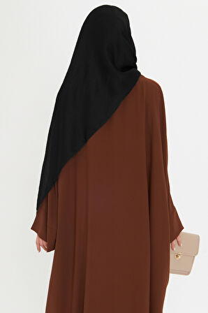 Siyah Düz Klasik Şal Turlu Polyester Lüx Janjan 202126_01