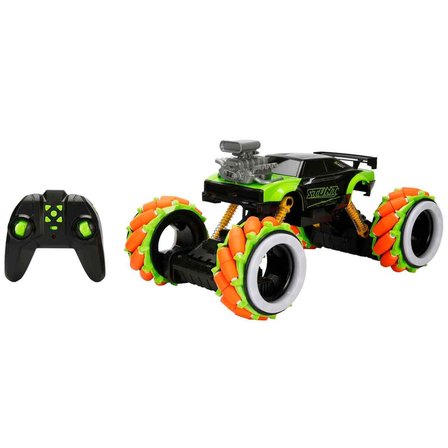 Flashing Drift Light USB Şarjlı Akrobasi Arabası - 43 cm Dev Boyut Sesli ve Işıklı