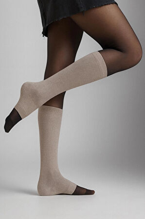 3 Adet Burunsuz Basic Pamuk İçerikli Yoga Tozluk