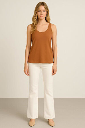 5 Adet A Kesim Pamuklu Kalın Askılı Atlet Tişört