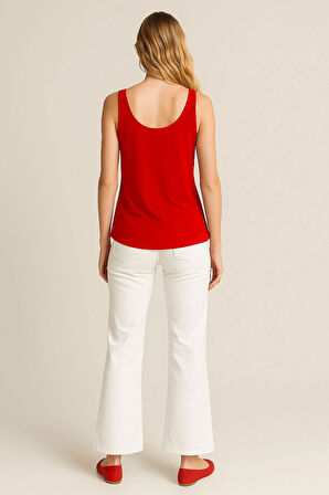 5 Adet A Kesim Pamuklu Kalın Askılı Atlet Tişört