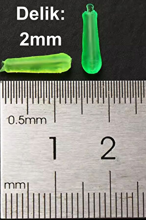 Eagenset Neon Ultraviyole Uv Yumuşak Silikon Sarı 50 Adet 1,3 cm. Delik: 2mm