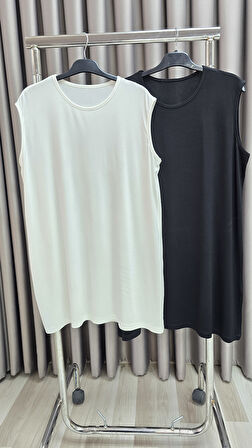 Kadın Tesettür Sıfır Kol Kurtarıcı İçlik Tunik 