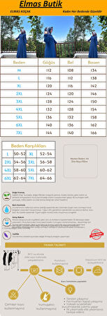 Kadın Giyim Büyük Beden Tesettür 16 Parça Mevlana Ferace 