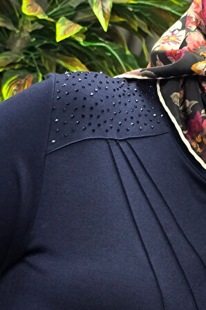 Kadın Tesettür Giyim Büyük Beden Şeyda Elbise 