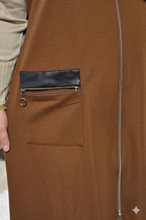 Kadın Tesettür Giyim Büyük Beden Ottoman Yelek 