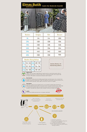 Kadın Tesettür Giyim Büyük Beden Çıtır Desen Gömlek 