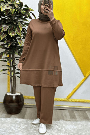 Kadın Tesettür Giyim Büyük Beden Mualla İkili Takım 