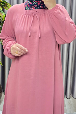 Kadın Tesettür Büyük Beden Giyim Aerobin Elbise 