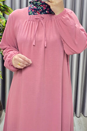 Kadın Tesettür Büyük Beden Giyim Aerobin Elbise 