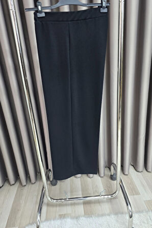 Kadın Giyim Büyük Beden Bol Paça Scuba Pantolon 