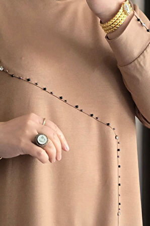 Kadın Tesettür Giyim Büyük Beden Mihra Pantolonlu İkili Takım 