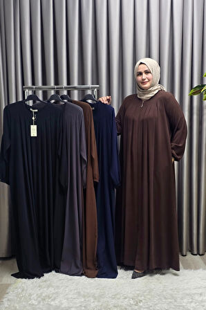 Kadın Tesettür Giyim Büyük Beden Endonezya Krebi Robalı Ferace 