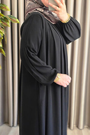 Kadın Tesettür Giyim Büyük Beden Endonezya Krebi Robalı Ferace 