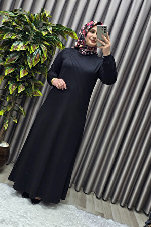 Kadın Tesettür Giyim Büyük Beden Şeyda Elbise 