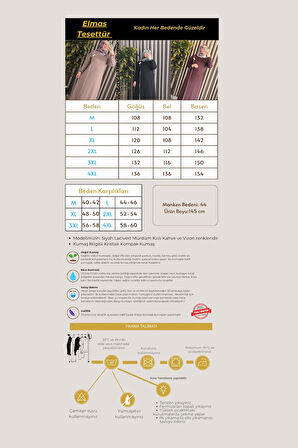 Kadın Tesettür Giyim Büyük Beden Şuğra Çiçekli Elbise 