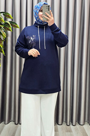 Kadın Giyim Modal Sırtı Nakışlı Tunik 