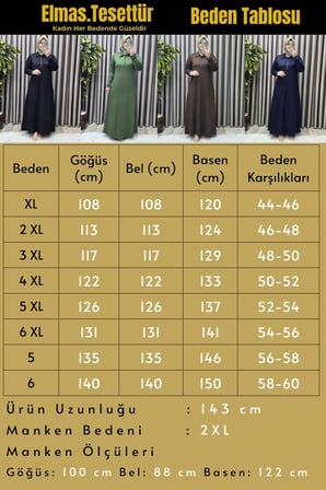 Kadın Giyim Büyük Beden Yakası ve Kolu Taşlı BSN Baskılı Elbise 