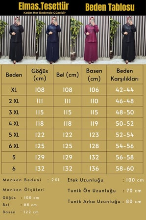 Kadın Giyim Büyük Beden Yaprak Taşlı Kristal Kumaş Etekli Takım 