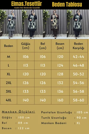 Kadın Giyim Büyük Beden Modal Penye Garnili İkili Uzun Takım 