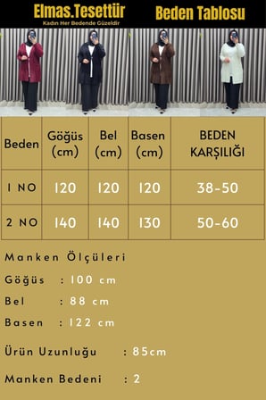 Kadın Giyim Büyük Beden Sakallı Yumoş Cepli Fransız Boy Hırka 