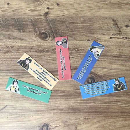 5 Adet Prens Kitap Ayracı (155x45 mm)
