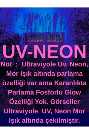 ea genset Çapari İstavrit Çaparisi, 25x12 Beden, Ultraviyole Uv Neon Koyu Yeşil Sim, 11 No Kırmızı İğne, 10 İğneli, 2li Paket
