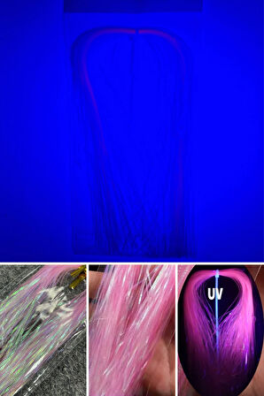 Eagenset Çapari Poşet Sim Ultraviyole Uv Neon Açık Pembe Balık Sırtı Kırçıl 1 mm 35 Metre