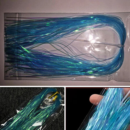 Eagenset Çapari Poşet Sim Mavi Balık Sırtı Kırçıl 1 mm 35 Metre