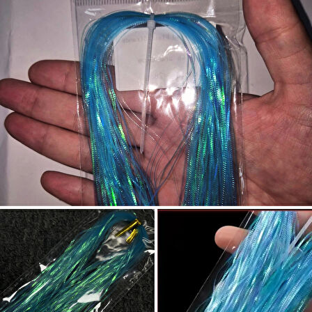 Eagenset Çapari Poşet Sim Mavi Balık Sırtı Kırçıl 1 mm 35 Metre