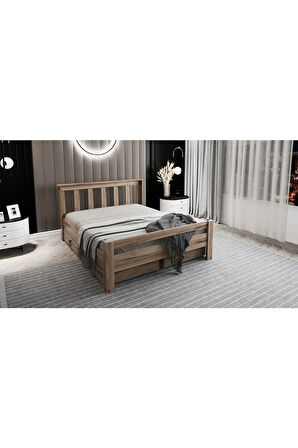 Arya Çift Kişilik 160x200 Yatak Uyumlu Çırağan Çekmeceli Karyola