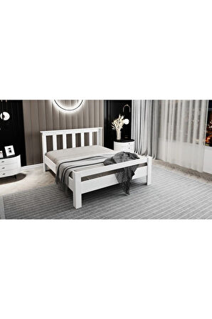 Still 160x200 Yatak Uyumlu Çift Kişilik Mdf Beyaz Karyola