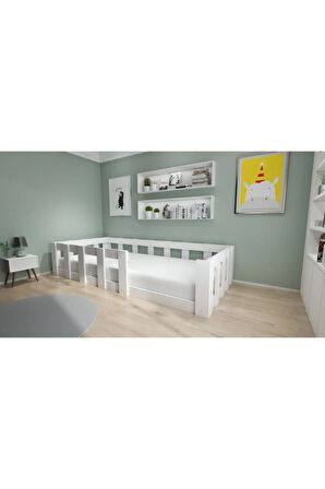 Montessori 90x190 Yatak Uyumlu Mdf Karyola My10-1