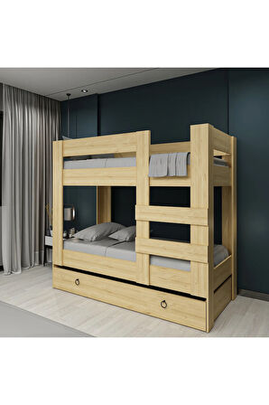 Genç Ranza 90x190 Yatak Uyumlu Yavrulu Safir Ranza