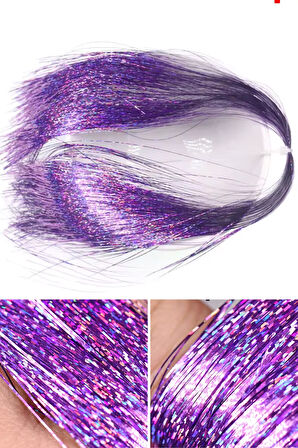 Eagenset Çapari Simi Lazer Hologram Lila Açık Mor Poşet Sim 36 Metre