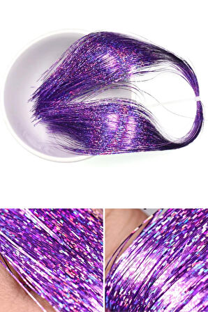 Eagenset Çapari Simi Lazer Hologram Lila Açık Mor Poşet Sim 36 Metre