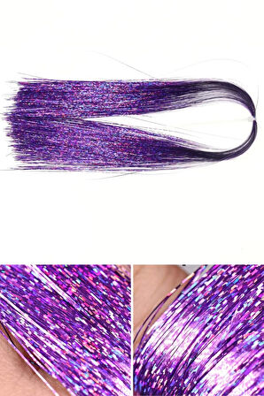 Eagenset Çapari Simi Lazer Hologram Lila Açık Mor Poşet Sim 36 Metre