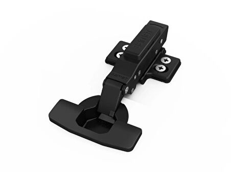 Samet Master Frenli Düz Menteşe Siyah 2 li Paket