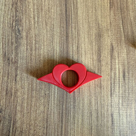 Kitap Ayracı - Sayfa Tutucu - Tek El Kitap Okuma Aparatı (Kalp)