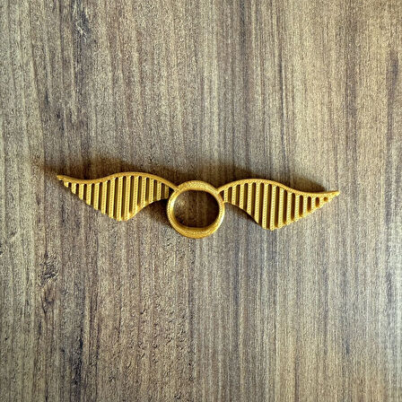 Kitap Ayracı - Sayfa Tutucu - Tek El Kitap Okuma Aparatı (Altın Snitch)