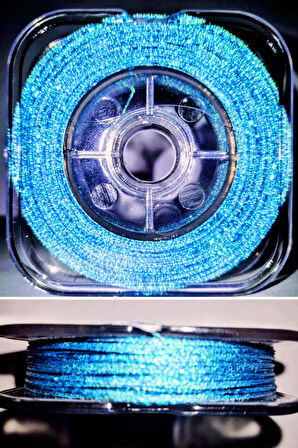 Eagenset Damla Simli Boru Sim Mavi Hazır Çapari Kombini Makarada