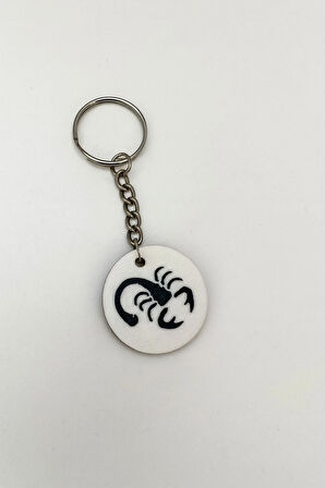 Akrep Burcu NFC Anahtarlık – Akıllı Temassız Bağlantı Özellikli Burç Anahtarlığı (3,5 cm)