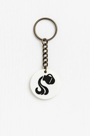 Kova Burcu NFC Anahtarlık – Akıllı Temassız Bağlantı Özellikli Burç Anahtarlığı (3,5 cm)