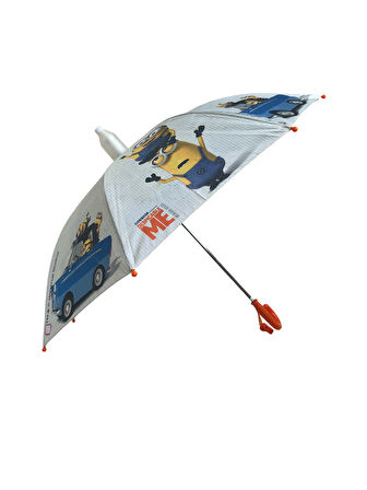 Pvc Kılıflı Çocuk Şemsiyesi, 8 Telli Yarı Otomatik Çocuk Şemsiyesi, Minyonlar