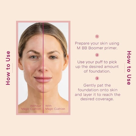 MISSHA Aydınlık Görünüm Sunan SPF50+ PA+++ Cushion Fondöten 15g Magic Cushion Moist Up no.23