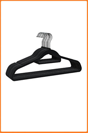 Kadife Askı ,pantolon Askısı, Elbise Askısı, Yüksek Kalite Kadife Kıyafet Askısı, 41 Cm, 10 Adet