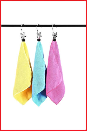 Metal Krom Kaplama Eşarp Askısı, Şal Askısı, Çok Amaçlı Askı ( 20 Adet )